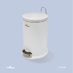 سطل زباله 16 لیتر سفید یونیک کد UN-4130